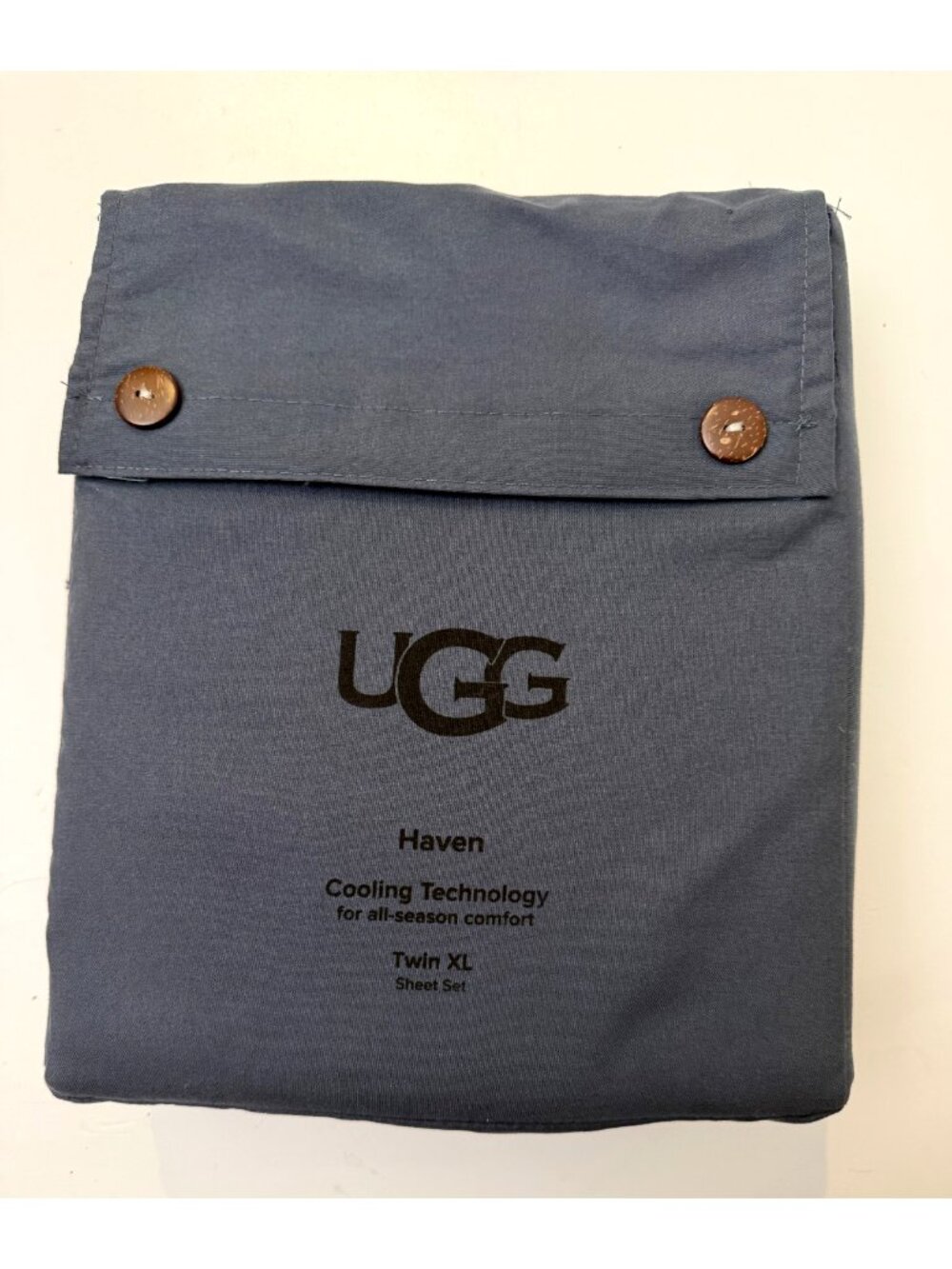 UGG Haven Cooling Technology Twin XL Sheet Set Imperial Dark Navy New